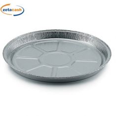 TEGLIA PER CROSTATE IN ALLUMINIO DIAM 21 CM 100 PZ