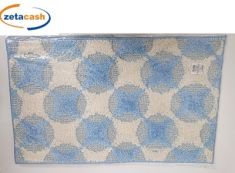 TAPPETO BAGNO MODELLO MOOREA DECORO GEOMETRICO 3 PEZZI