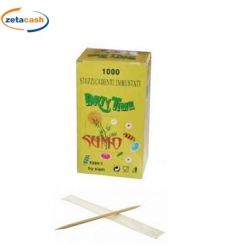 STUZZICADENTI DOPPIA PUNTA IMBUSTATI SINGOLARMENTE 1000 PZ