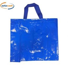 BUSTA SPESA RIUTILIZZABILE BLU CM 45X20X40
