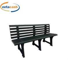 PANCHINA ISOTTA 3 POSTI IN RESINA ANTRACITE