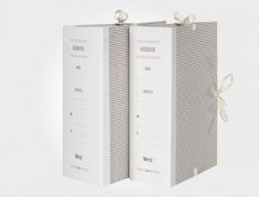 CARTELLA ARCHIVIO DORSO 12 CON 4 LACCETTI