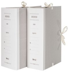 CARTELLA ARCHIVIO DORSO 18 CON 4 LACCETTI