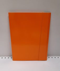 CARTELLA CON ELASTICO ARANCIONE CM. 34X26