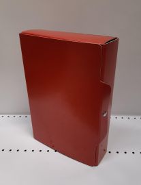 CARTELLA PROGETTO DORSO 4 ROSSO BOTTONE, CM. 35X24