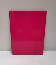 CARTELLA CON ELASTICO FUCSIA CM. 34X26