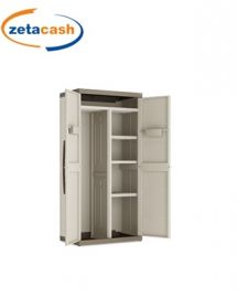 MOBILE ARMADIO/PORTASCOPE MODELLO EXCELLENCE XL IN RESINA CON 4 MENSOLE CM. 89X54X H.182