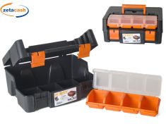 VALIGETTA PORTA ATTREZZI IN PLASTICA NERO\ARANCIO