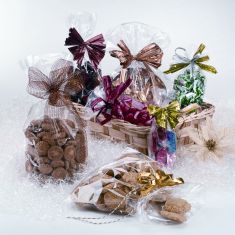 BUSTE NEUTRE CRYSTAL PER ALIMENTI 100 PEZZI