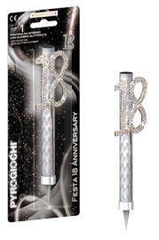 FONTANA SCINTILLANTE CON NUMERO 18