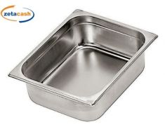 BACINELLA GASTRONORM IN ACCIAIO INOX GN 1 2