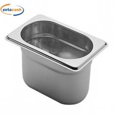 BACINELLA GASTRONORM IN ACCIAIO INOX 1 9 H CM 10