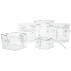 CONTENITORE GRADUATO 2 LITRI IN POLICARB 21 X 23 X 7 CM