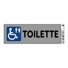 TARGHETTA ADESIVA TOILETTE DISABILI