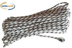 TRECCIA NYLON D 5 MM X 1MT BIANCA NERA SEGNALINO