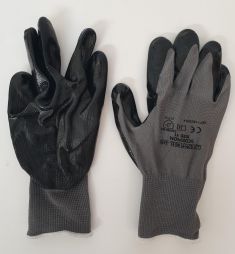 GUANTI DA LAVORO BASIC LINE TG 10 GRIGIO E NERO