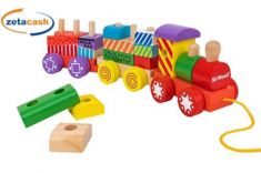 TRENINO LEGNO TRAINABILE 16 PZ