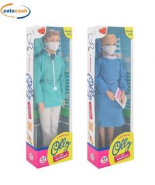 FASHION DOLL MEDICO BEN E DOTT.SSA OLLY 2 MODELLI