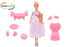FASCHION DOLL INCINTA CON BAMBINO