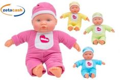 BAMBOLOTTO PIANGENTE H 28 CM COL ASS