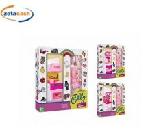 BAMBOLA DOLLY CON LAVATRICE E ACCESSORI