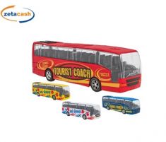 AUTOBUS DIECAST RETROCARICA COLORI ASSORTITI GLOBO