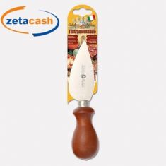 COLTELLO FORMAGGIO GRANA IN ACCIAIO CON MANICO IN LEGNO