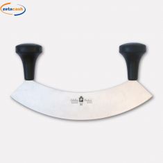 MEZZALUNA INOX MANICO NYLON CM 26