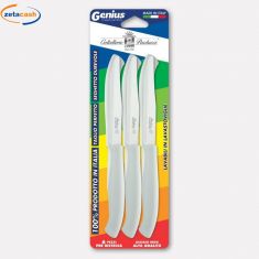 COLTELLI BISTECCA 6 PEZZI MANICO BIANCO