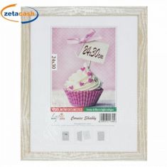 CORNICE IN LEGNO LINEA SHABBY 24 X 30 CM