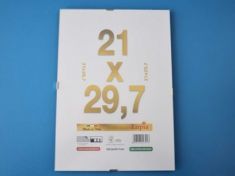 CORNICE A GIORNO CON VETRO ANTINFORTUNISTICO 21 x 29,7 CM