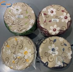 CUSCINI TONDI 6 PEZZI CON RICCIO