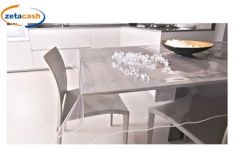 TOVAGLIA TRASPARENTE 130 X 130 CM