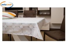 TOVAGLIA PIZZO SBIECO COTONE CM 137X240