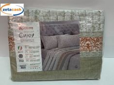 LENZUOLO SOPRA E SOTTO CON ANGOLI E DUE FEDERE SINGOLO