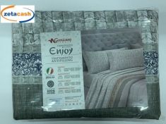 LENZUOLO SOPRA E SOTTO CON ANGOLI E DUE FEDERE 1/2 PIAZZA