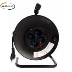 PROLUNGA AVVOLGICAVO 25 MT CON DISGIUNTORE TERMICO