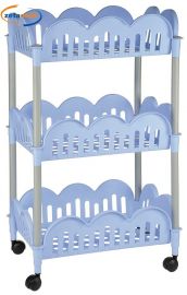 CARRELLO TROLLY 3 PIANI RETTANGOLARE