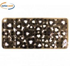 TAPPETO VENTOSA VASCA ANTRACITE 36X72 CM