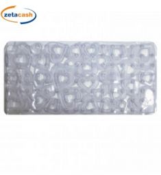 TAPPETO VENTOSA VASCA TRASPARENTE 36X72 CM