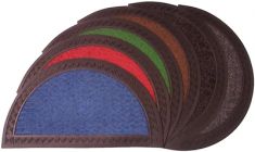 ZERBINO MOQUETTE SEMICERCHIO CON GRECA