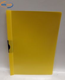 CARTELLINA 5 PEZZI CON MOLLA GIALLO IN POLIPROPILENE