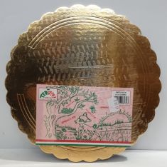 VASSOIO ALA 3 PEZZI ORO DIAMETRO 26 CM