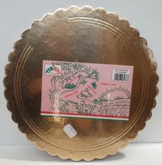 VASSOIO ALA 3 PEZZI ORO CM 28