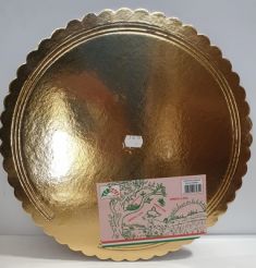 VASSOIO ALA 2 PEZZI ORO DIAMETRO 36