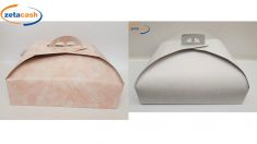 SCATOLA PORTATORTA BIANCO DIAMETRO 25 CM