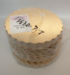 VASSOIO ALA DIAM. 24 ORO IN CONFEZIONE DA 5 KG.