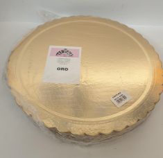 VASSOIO ALA DIAM. 36 ORO IN CONFEZIONE DA 5 KG.