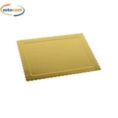 VASSOIO ALA RETTANGOLARE ORO 40 X 50 CM