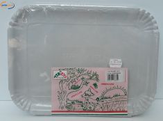 VASSOIO CARTONE 4 PEZZI BIANCO PLASTIFICATO N 5